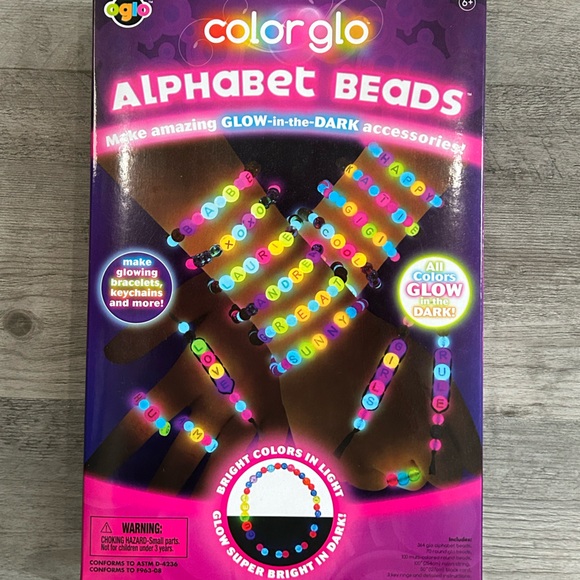 OGLO Color Glo Alphabet Beads and other accessories for bracelets - Picture 6 of 9